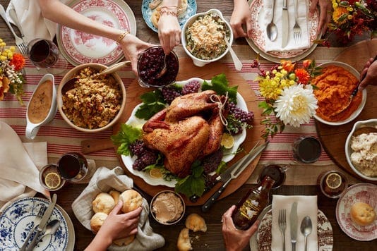 Thanksgiving feast